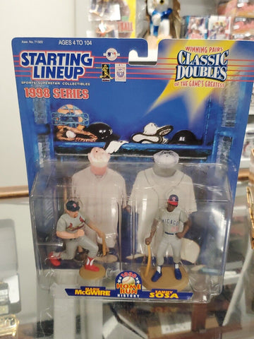 VINTAGE 1998 Starting Lineup SLU Doubles Action Figure Mark McGwire Sammy Sosa