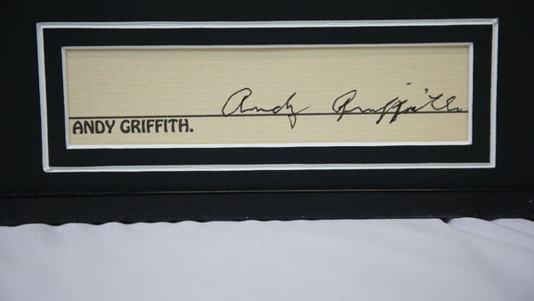 Andy Griffith Signed Framed 11x14 Photo Display AW  