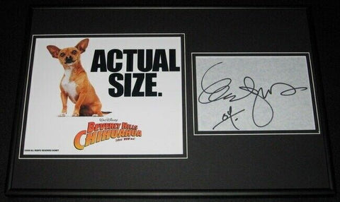 George Lopez Beverly Hills Chihuahua Signed Framed 12x18 Photo Display JSA