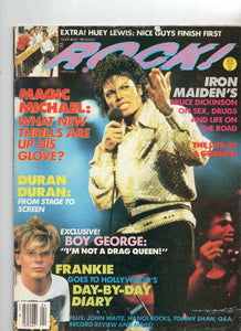 VINTAGE Apr 1985 Rock! Magazine Michael Jackson Duran Duran Iron Maiden