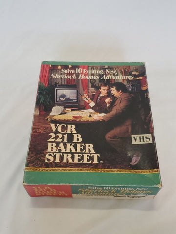 VINTAGE 1987 Antler Productions VCR 221 B Baker Street Board Game