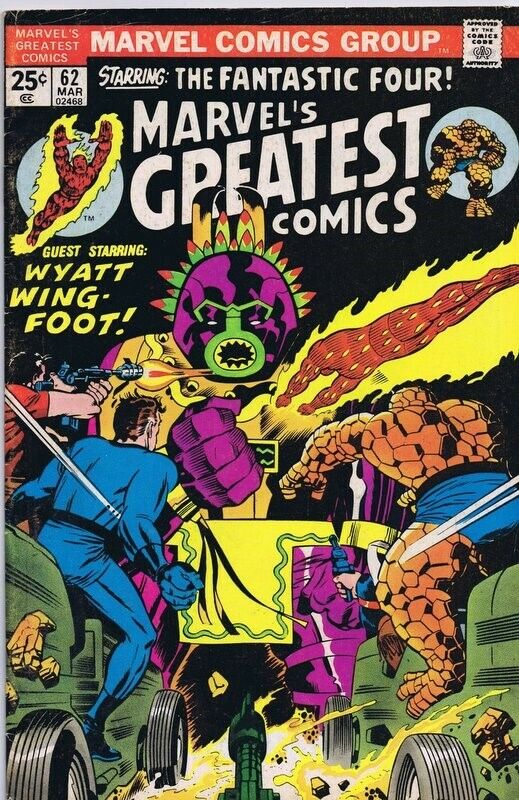 Marvel's Greatest Comics #62 VINTAGE 1976 Marvel Fantastic Four 