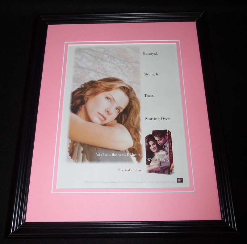 Hope Floats 1998 Framed 11x14 ORIGINAL Advertisement Sandra Bullock