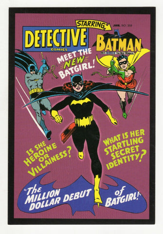 Detective Comics #359 4x5" Cover Postcard 2010 DC Comics 1st Batgirl