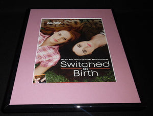 Switched at Birth 2011 11x14 Framed ORIGINAL Advertisement Vanessa Marano