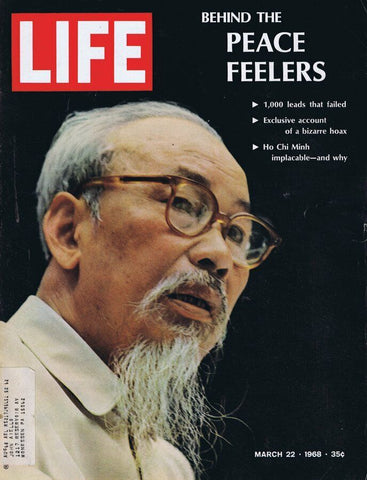 ORIGINAL Vintage Life Magazine March 22 1968 Ho Chi Minh