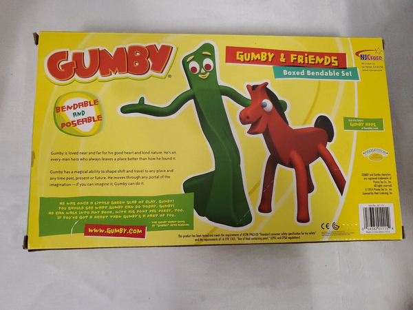 VINTAGE SEALED NJ Croce Gumby and Friends Figure Set