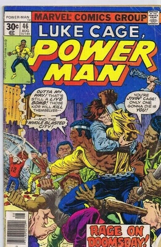 Luke Cage Power Man #46 ORIGINAL Vintage 1977 Marvel Comics 