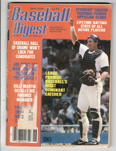 June 1984 Baseball Digest Magazine Lance Parrish Tigers