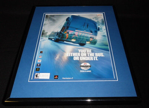 Madden Cruiser 2003 PS2 Xbox Framed 11x14 ORIGINAL Vintage Advertisement