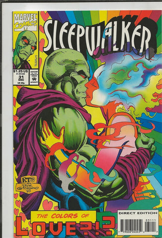 Sleepwalker #31 ORIGINAL Vintage 1993 Marvel Comics 