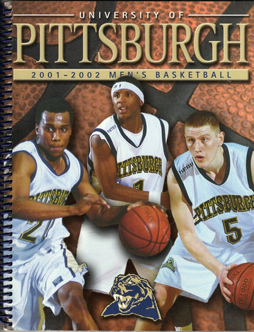 ORIGINAL Vintage 2001-02 Pitt Panthers Basketball Media Guide Sweet 16 Season