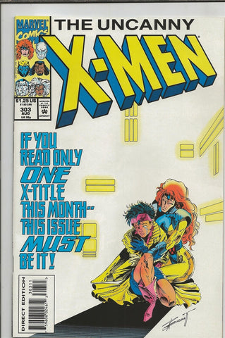 Uncanny X-Men #303 ORIGINAL Vintage 1993 Marvel Comics 