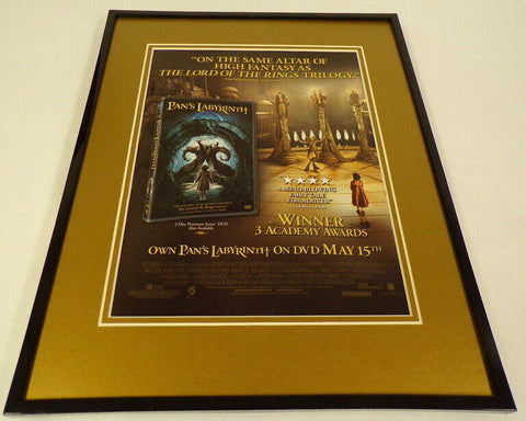 Pan's Labyrinth 2007 Framed 11x14 ORIGINAL Advertisement Guillermo Del Toro