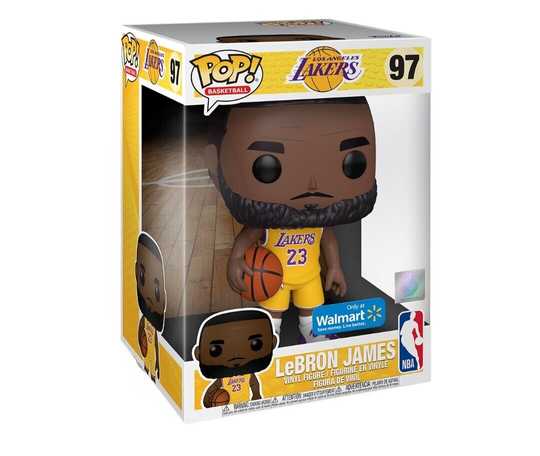 NEW SEALED Funko Pop Figure 10 Inch Lebron James 97 Walmart Exclusive 