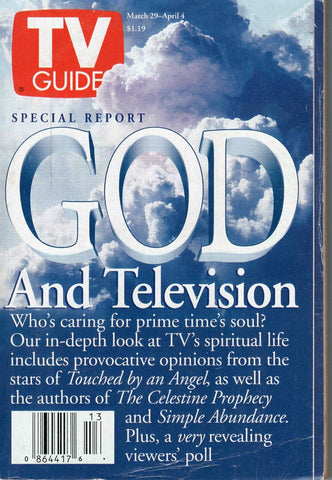 Mar 29 1997 TV Guide Magazine God and Television