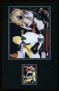 Brooks Orpik Signed Framed 11x17 Photo Display Penguins Stanley Cup