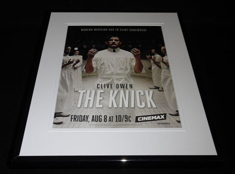 The Knick 2014 Cinemax Framed 11x14 ORIGINAL Vintage Advertisement Clive Owen