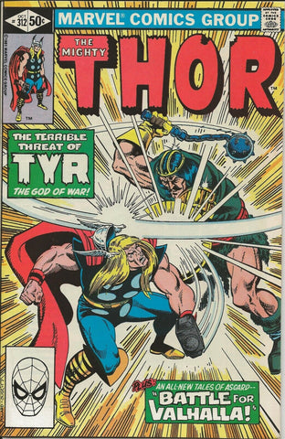 Thor #312 ORIGINAL Vintage 1981 Marvel Comics Tyr