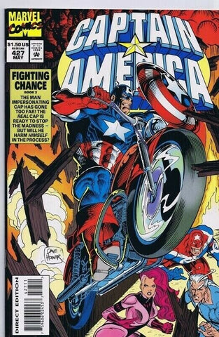 Captain America #427 ORIGINAL Vintage 1994 Marvel Comics 