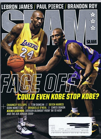 ORIGINAL Vintage April 2009 Slam Magazine Kobe Bryant Kobe vs Kobe