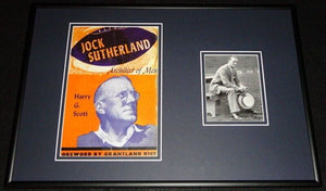 Coach Jock Sutherland Pitt Panthers Framed 12x18 Photo Display