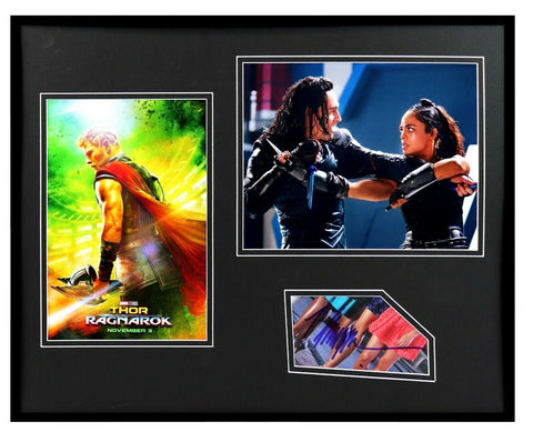 Tessa Thompson Signed Framed 16x20 Photo Poster Set Thor Ragnarok Valkyrie