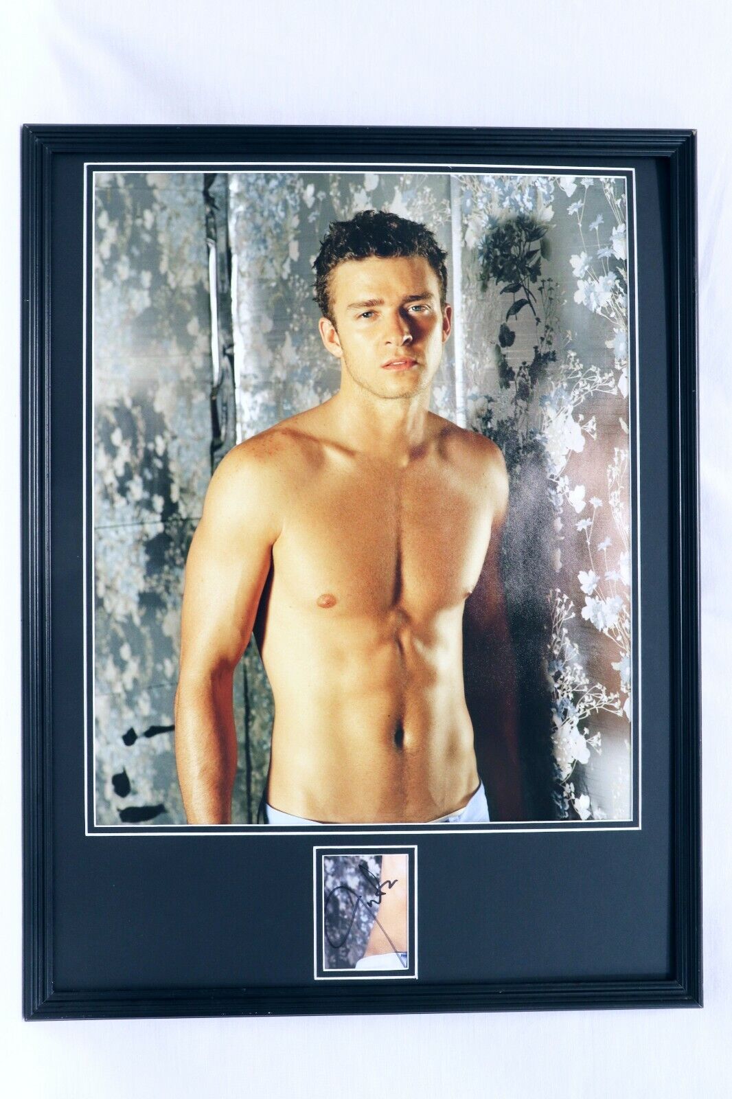 Justin Timberlake Signed Framed 18x24 Photo Poster Display JSA N Sync