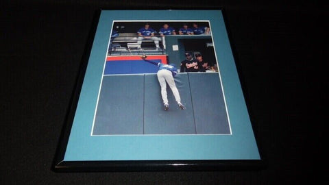 Devon White Makes Catch at Wall Framed 11x14 Photo Display Blue Jays