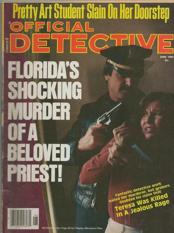 ORIGINAL Vintage Official Detective Stories Magazine Vol 60 #7 June 1980 GGA