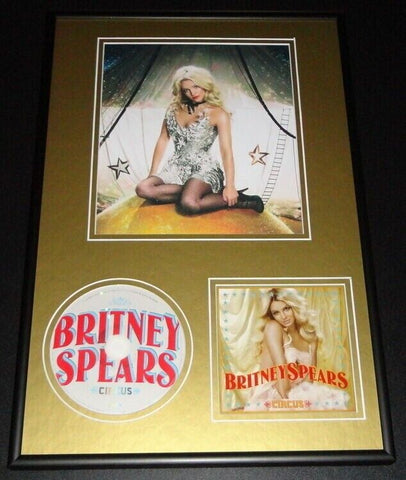 Britney Spears Circus Framed 12x18 CD & Photo Display