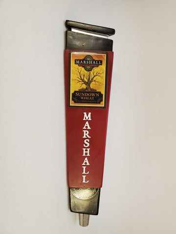 ORIGINAL Vintage Marshall Sundown Wheat Beer Tap Handle