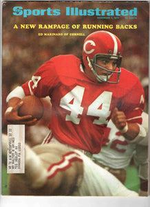 Nov 1 1971 Sports Illustrated Magazine Ed Marinaro Cornell