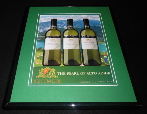 2015 Kettmeir Wine Framed 11x14 ORIGINAL Advertisement