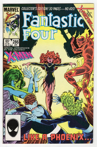 Fantastic Four #286 VINTAGE 1986 Marvel Comics Return of Jean Grey