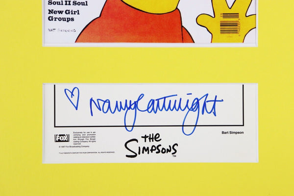 Nancy Cartwright Signed Framed 12x18 Rolling Stone Cover Display Bart Simpson