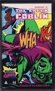 1985 Prism Green Goblin Marvel VINTAGE VHS Cassette Spider-Man  