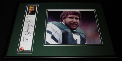 Ron Jaworski Signed Framed 12x18 Photo Set Eagles ESPN