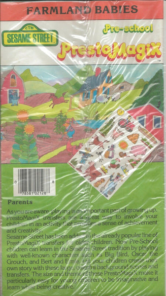 VINTAGE SEALED 1981 Presto Magix Sesame Street Farmland Babies Grover Ernie