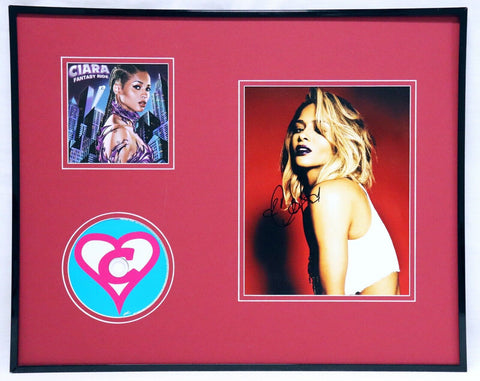 Ciara Signed Framed 16x20 Fantasy Ride CD & Photo Display AW