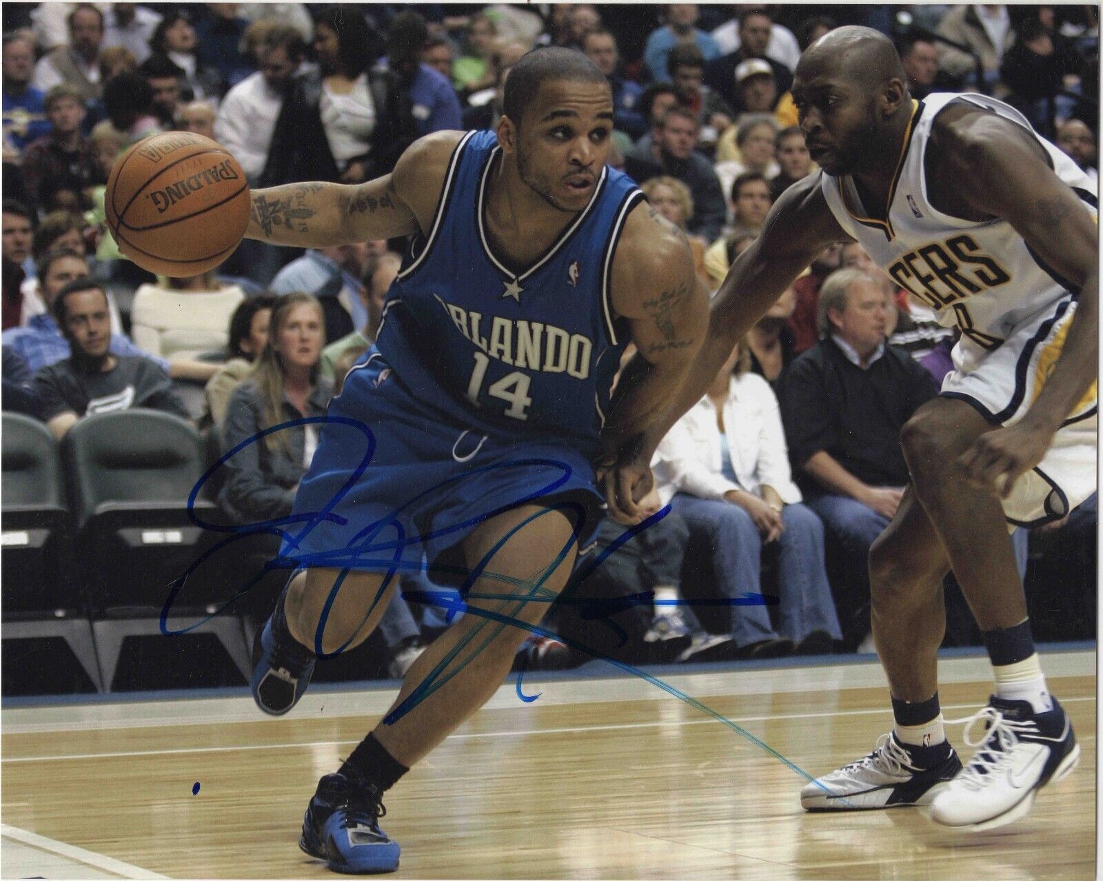 Jameer Nelson Signed 8x10 Photo Magic