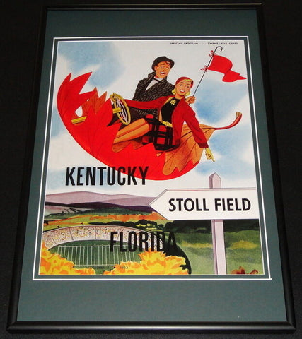 1953 Florida Gators vs Kentucky Football Framed 10x14 Poster Official Repro