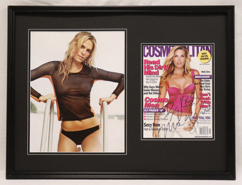 Molly Sims Signed Framed 18x24 Photo Display 