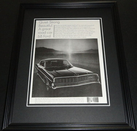 1968 Ford LTD Framed 11x14 ORIGINAL Vintage Advertisement