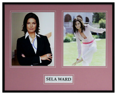 Sela Ward Signed Framed 16x20 Photo Display Sisters Independence Day 