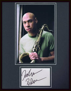 Joshua Redman Signed Framed 11x14 Photo Display 