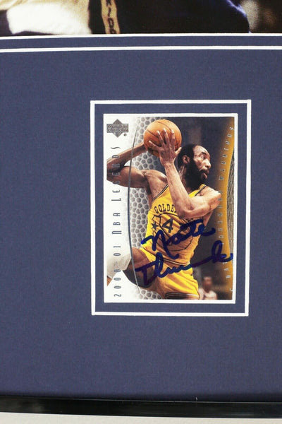 Nate Thurmond Signed Framed 16x20 Photo Display Warriors