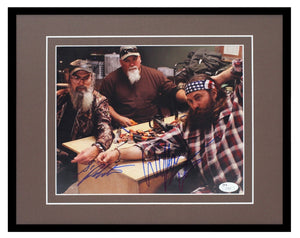 Duck Dynasty Willie & Si Robertson Dual Signed Framed 11x14 Photo Display JSA