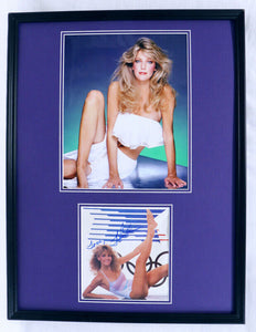 Heather Locklear Signed Framed 18x24 Photo Set Dynasty