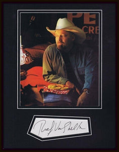 Ricky Van Shelton Signed Framed 11x14 Photo Display